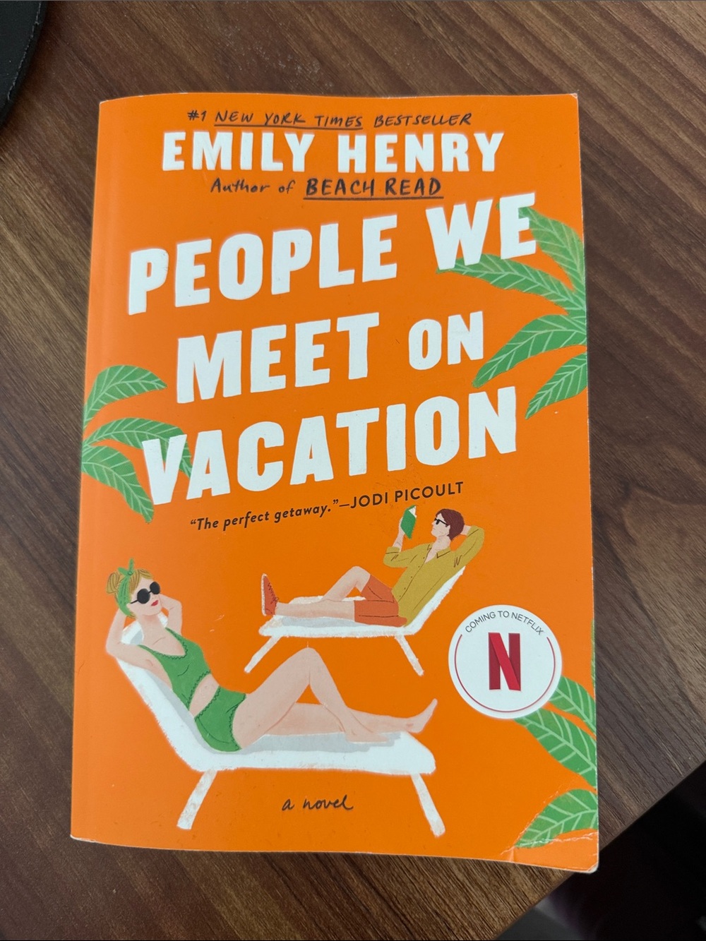 People We Meet On Vacation - Orange Paperback Novel